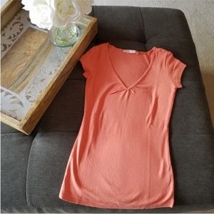 Sexy Terranova Fitted Navy Blue Short Sleeve T-shirt from Italy